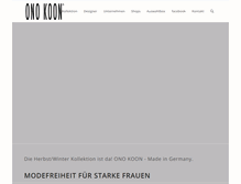 Tablet Screenshot of onokoon.de